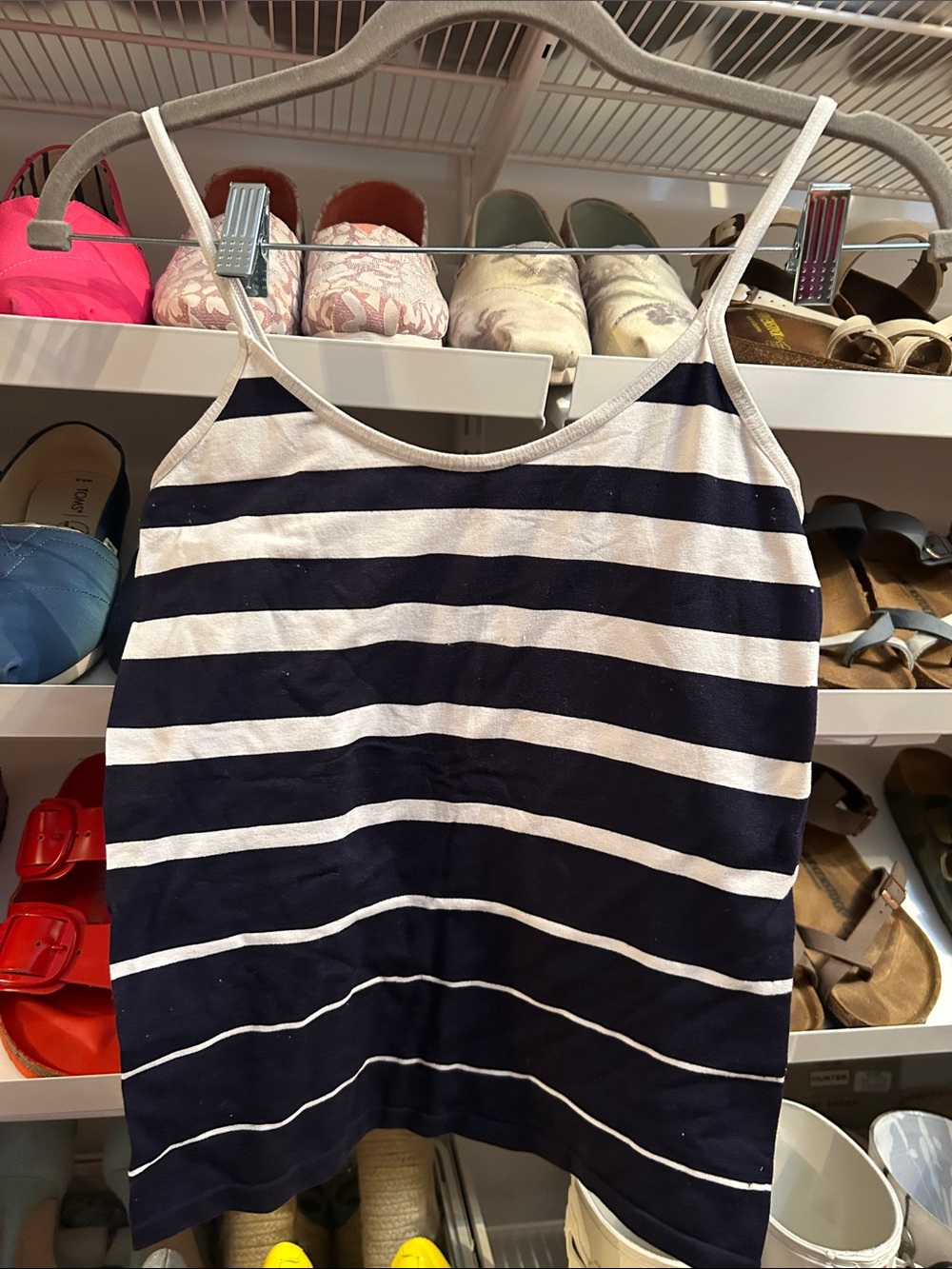 The Limited Navy and White Striped Cami